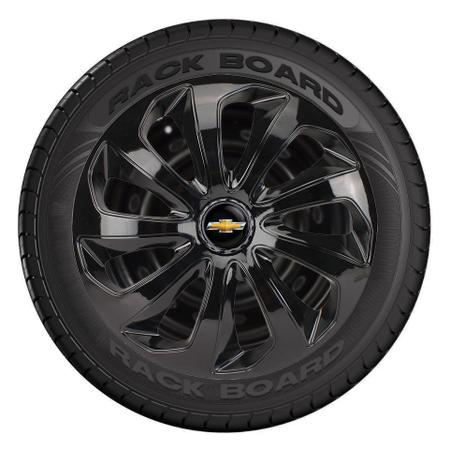 Jogo 4 Calotas Esportivas Aro 14 Velox Black Chevrolet GM - Elitte Imagem de Jogo 4 Calotas Esportivas Aro 14 Velox Black Chevrolet GM