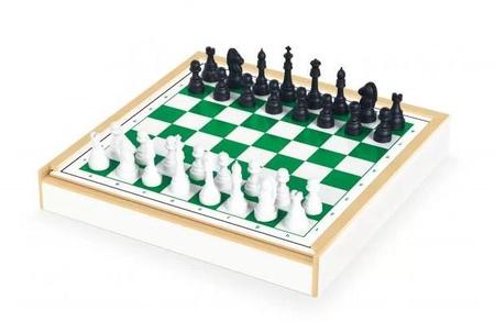 Imagem de Jogo 4 em 1 - xadrez damas trilha e ludo
