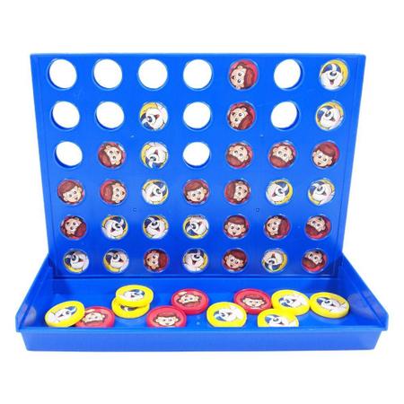 Jogo 4 Em Linha Educativo Tabuleiro Matemática Junte 4 Cores - Paki Toys -  Jogos de Tabuleiro - Magazine Luiza