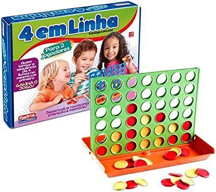 Jogo 4 Em Linha Para 2 Jogadores 0532 Plasbrink - Brinquedos de Estratégia  - Magazine Luiza