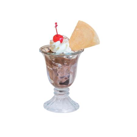 Jogo 4 Taça de Vidro Sobremesa Sorvete Milkshake Gelato Dolce Home