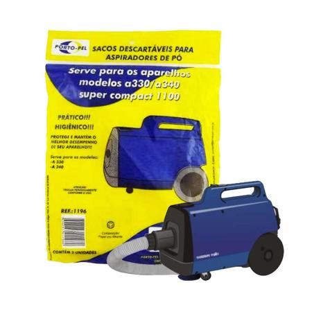 Imagem de Jogo 5 sacos descartáveis aspirador compact 1300/baby clean