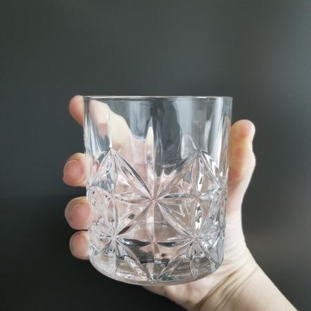Imagem de Jogo 6 Copos Baixos de Vidro Lapidado - Whisky, Água, Drinks
