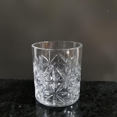 Imagem de Jogo 6 Copos Baixos de Vidro Lapidado - Whisky, Água, Drinks
