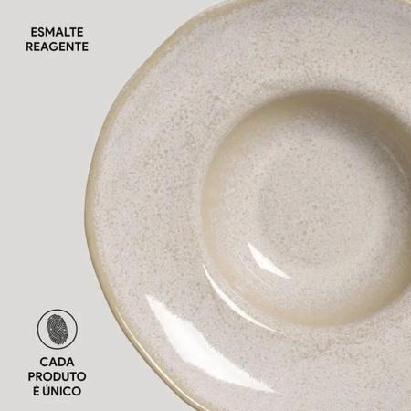 Imagem de Jogo 6 prato massa risoto organico em cerâmica porto brasil