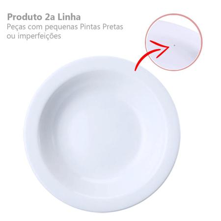 Imagem de Jogo 6 Pratos Fundos Sopa Salada REstaurante Porcelana Germer 2a Linha