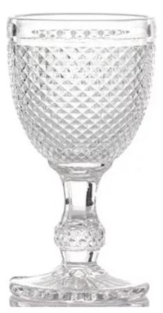 Imagem de Jogo 6 Taças Vidro Imperial Transparente kit 6 Taças 300ml vinho reforçado