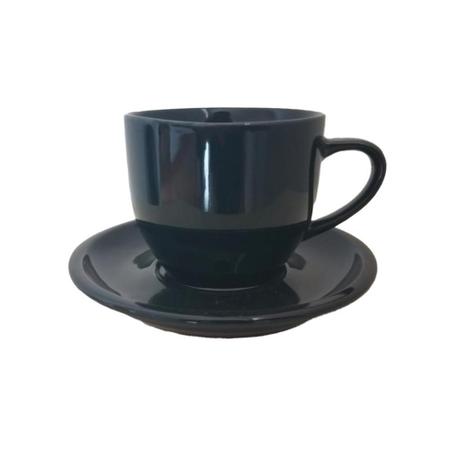 Jogo 6 Xícara Chá Café Verde 170Ml Porcelana - Mundo Da Porcelana - Xícaras  de Café - Magazine Luiza