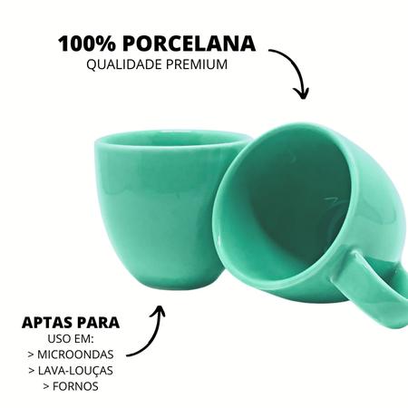 Preços baixos em Jogos de Chá de Porcelana Verde Completo