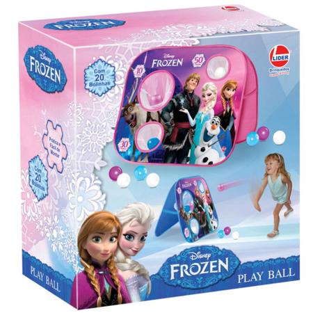 Jogo Raquete c/ Bola De Ventosa Brinquedo Criança Frozen no Shoptime