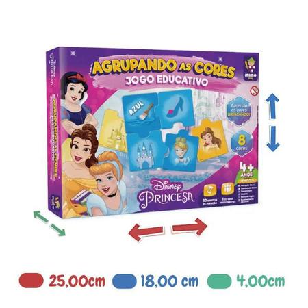 Imagem de Jogo Agrupando as Cores Princesas Disney Mimo