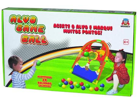 Jogo Alvo Game Ball Braskit Com 20 Bolinhas Jogo De Acertar o Alvo