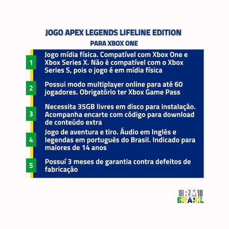 Imagem de Jogo Apex Legends Lifeline Edition Para XOne E Series X