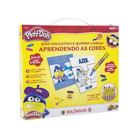 Jogo Aprendendo As Cores Inglês e Português Play-Doh - Fun - Outros Jogos -  Magazine Luiza