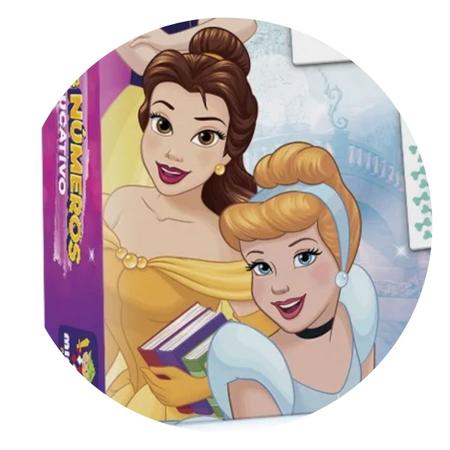 Jogo Educativo - Princesas Disney - Sequências Numéricas - Mimo Toys