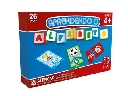 Brinquedo Jogo Educativo Aprendendo o Alfabeto Com 26pcs - Online -  Brinquedos Educativos - Magazine Luiza