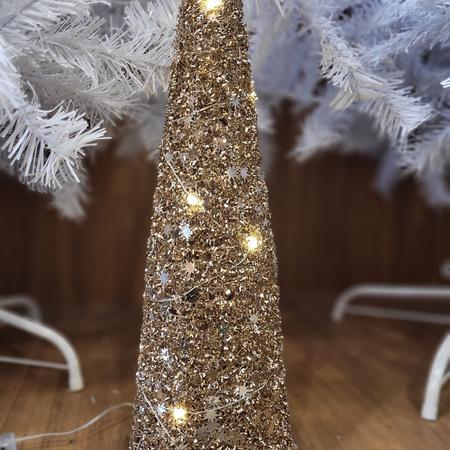 Enfeite Caveirinhas de Glitter para Árvore de Natal