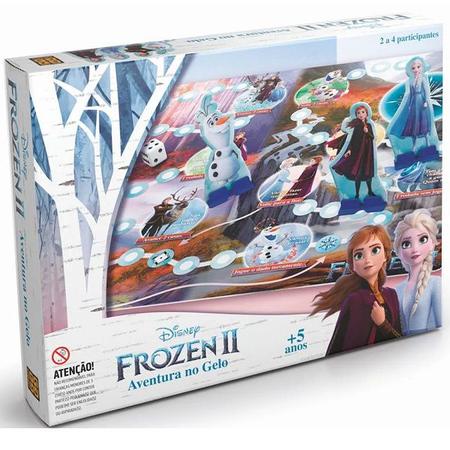 Jogos - Jogo de Tabuleiro - Aventura no Gelo - Disney - Frozen 2 - Grow