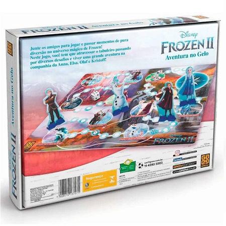 Jogos - Jogo de Tabuleiro - Aventura no Gelo - Disney - Frozen 2 - Grow