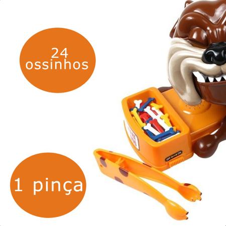 Imagem de Jogo Bad Dog Não Acorde o Cachorro Roube Seus Ossos Plástico +De 3 Anos Brinquedo Polibrinq - 2334