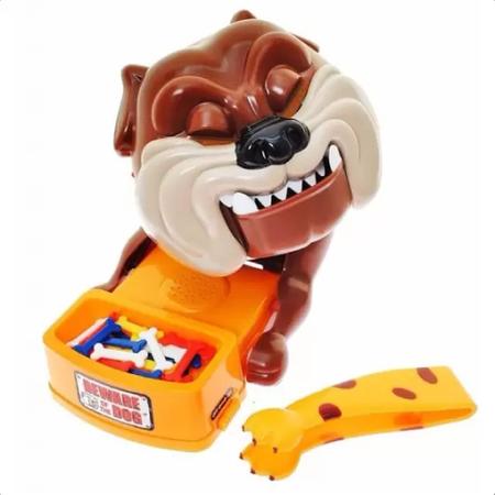 Imagem de Jogo Bad Dog Não Acorde o Cachorro Roube Seus Ossos Plástico +De 3 Anos Brinquedo Polibrinq - 2334