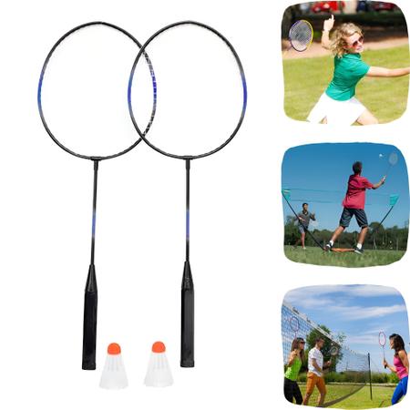 Jogo de raquetes tenis / badminton com rede + acessorios dm sports 23 pecas  - Dm Brasil - Raquete de Tênis - Magazine Luiza