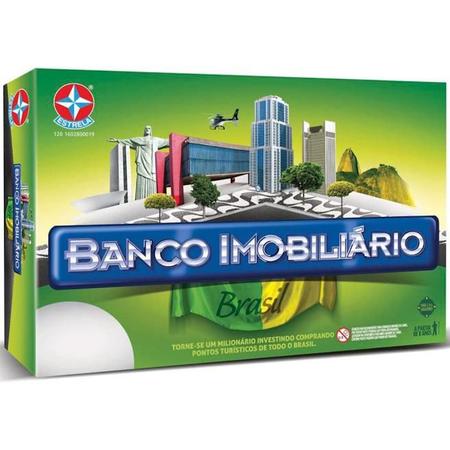 Jogo Banco Imobiliário Brasil Brinquedos Estrela