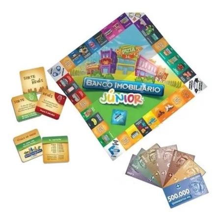 Jogo Banco Imobiliário Júnior - Majoca Colorê Brinquedos Educativos