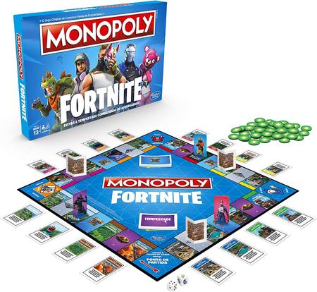 Imagem de Jogo Banco Imobiliario Monopoly Fortnite - E6603 - Hasbro