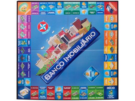 Banco Imobiliário Jogo Tabuleiro Tradicional