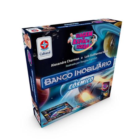 Jogo de Tabuleiro - Banco Imobiliário Cósmico - 6 Jogadores - Estrela -  Angeloni Eletro