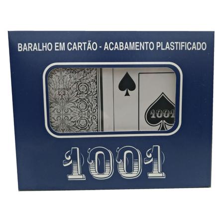 2 Jogos De Baralho Copag 1001 Duplo Plastificado - Baralho - Magazine Luiza