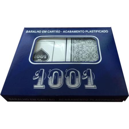 24 Jogo De Baralho Copag 1001 Duplo Plástico Com 110 Cartas