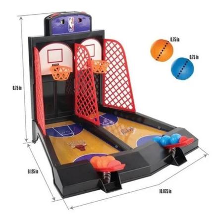 Jogo Basquete De Mesa Eletrônico Infantil NBA Para Criança Divertido Com  Luz E Som Maccabi - Baby&Kids
