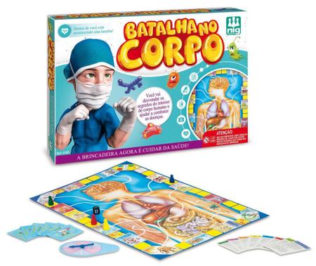 Jogo Divertido P/ Crianças Batalha No Corpo - Nig Brinquedos em Promoção na  Americanas