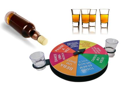 Jogo Beber Drink jogo de bebidas jogo roda de shot - HOUSE DECOR