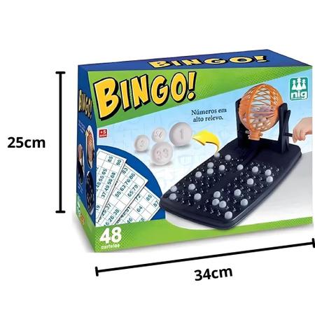 Imagem de Jogo Bingo Com 48 Cartelas 1000 - Nig