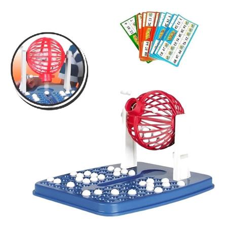 Bingo Infantil Jogo Brinquedo Globo 48 Cartelas 90 Bolinhas - SOOFISTIK