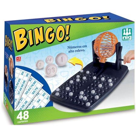 Joguinho de Bingo Infantil completo com Globo Giratório - Goal Kids - Jogo  Bingo Infantil - Magazine Luiza