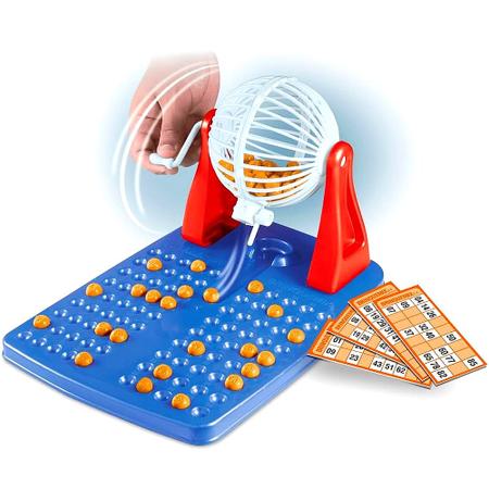 Imagem de Jogo Bingo Lotto Infantil com Globo Marcadores e 12 Cartelas