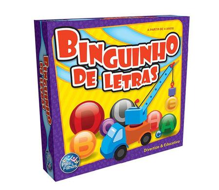 Jogo Educativo Binguinho de Letras Pais e Filhos