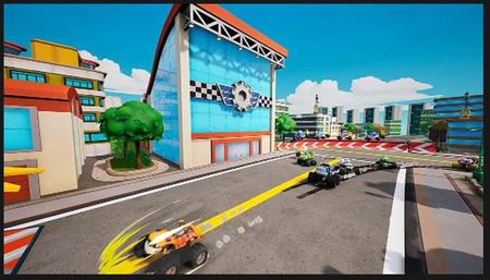Imagem de Jogo Ble And The Monster Machines Axel City Racers Switch