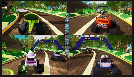 Imagem de Jogo Ble And The Monster Machines Axel City Racers Switch