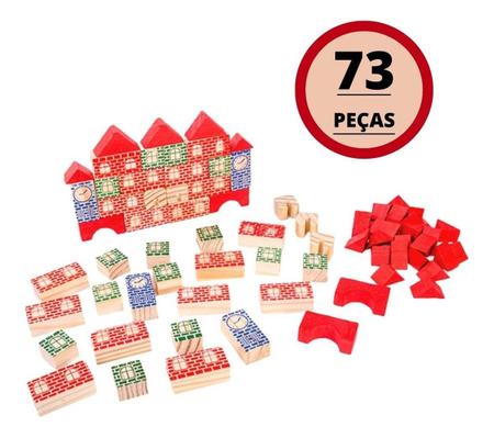 Kit 60 Jogos de Montar Pedagógico Brincando de Engenheiro 73 Peças Xalingo  - 5277.6 em Promoção na Americanas