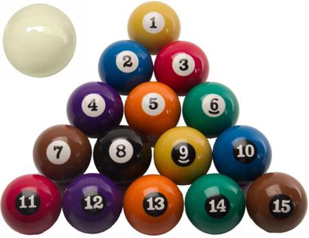 Jogo de Bola de Bilhar Sinuca de 50mm - Billiard - Bolas de Sinuca / Bilhar  - Magazine Luiza