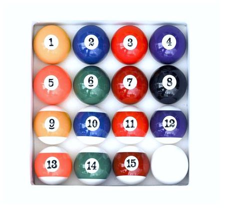 Jogo Bolas De Bilhar Sinuca Numeradas 52mm Snooker - Billiard - Bolas de  Sinuca / Bilhar - Magazine Luiza