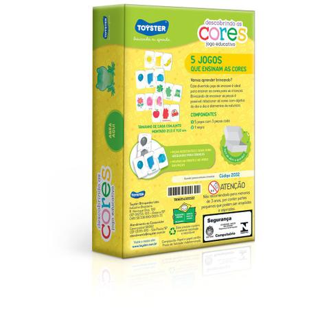 Jogo Brinquedo Educativo Pedagógico +3 Anos 15 Pcs Toyster