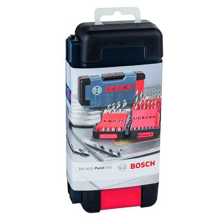 Jogo Broca A.R 18 Pc 1,0 a 10mm Pointteq Bosch Imagem de Jogo Broca A.R 18 Pc 1,0 a 10mm Pointteq Bosch