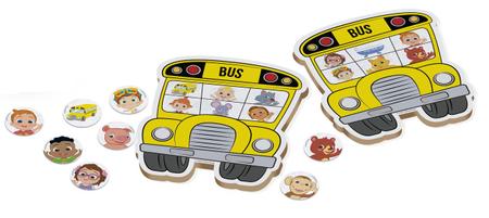 Jogo de Bingo Infantil - Bus Bingo - Cocomelon - Nig