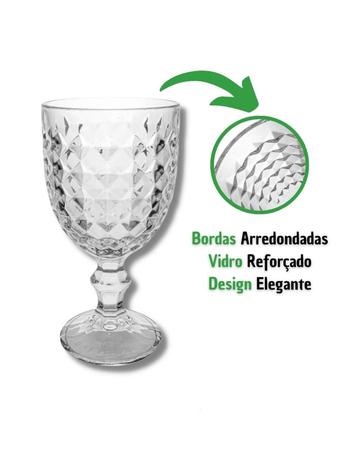 Jogo 12 Copos De Vidro Grosso Resistente Bar Restaurante Buffet 400ML Para  Água Suco Vinho Drink, Magalu Empresas